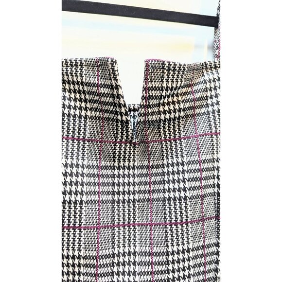Dark Academia Goth School Girl Plaid Fit & Flare Dress Size Small - Picture 4 of 5